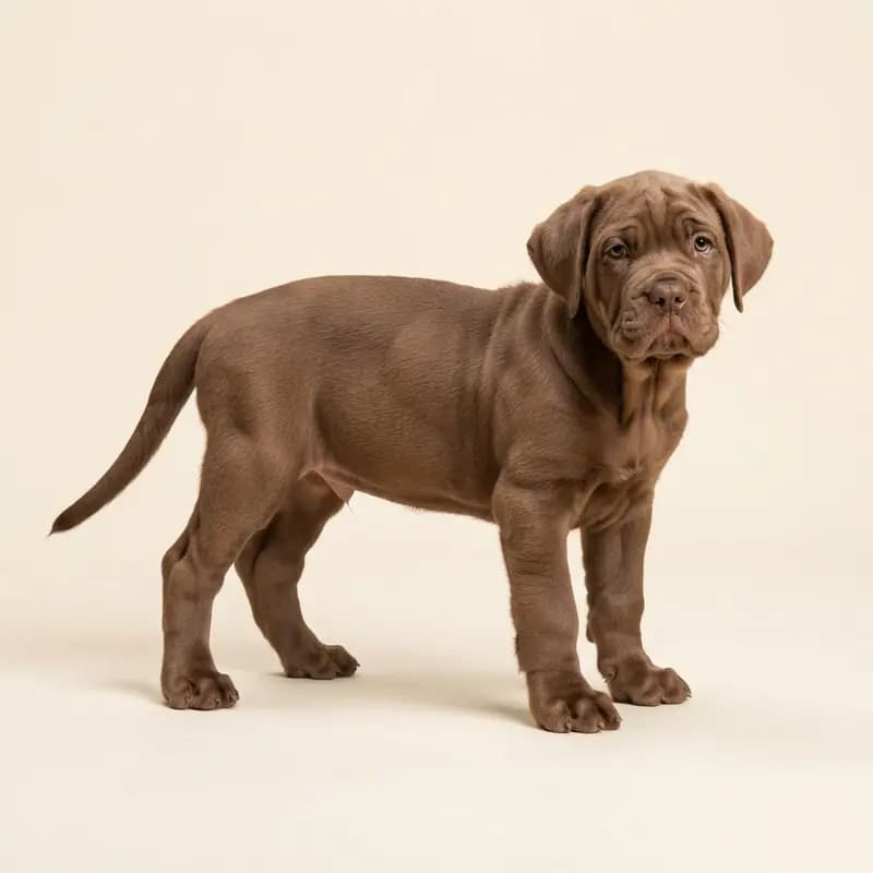 Mastino Napoletano Welpe in Bruin