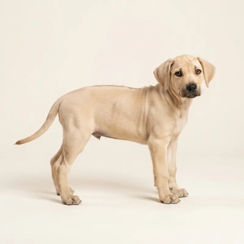 Rhodesian Ridgeback Welpe in Hvedefarvet