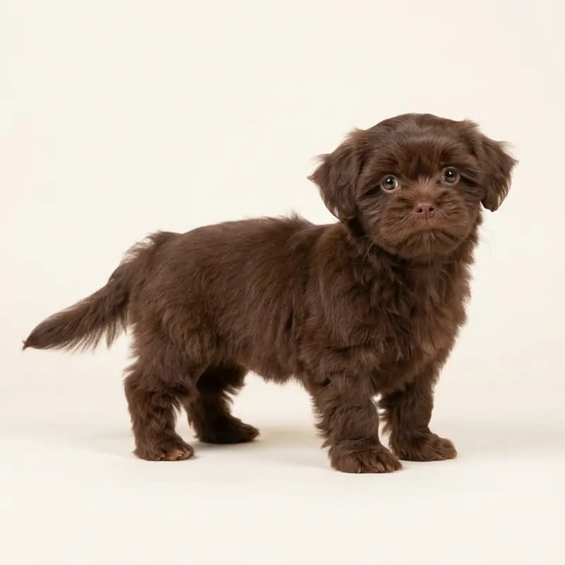 Shih Tzu Welpe in Leverbrun