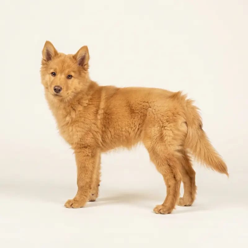 Fin Spitz Welpe in Altın sarısı