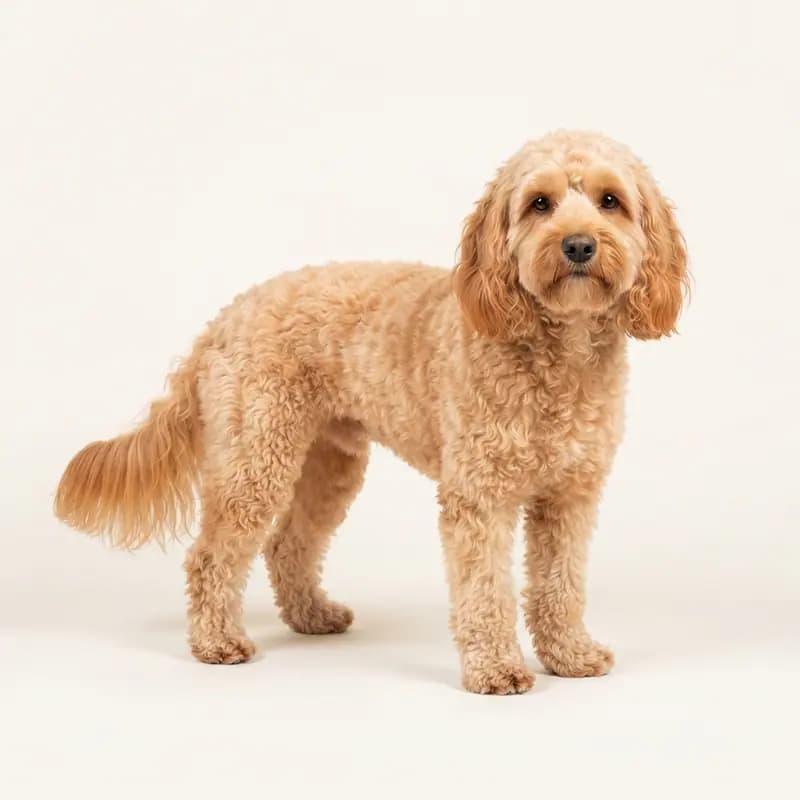 Volwassen Cockapoo in Abrikoos