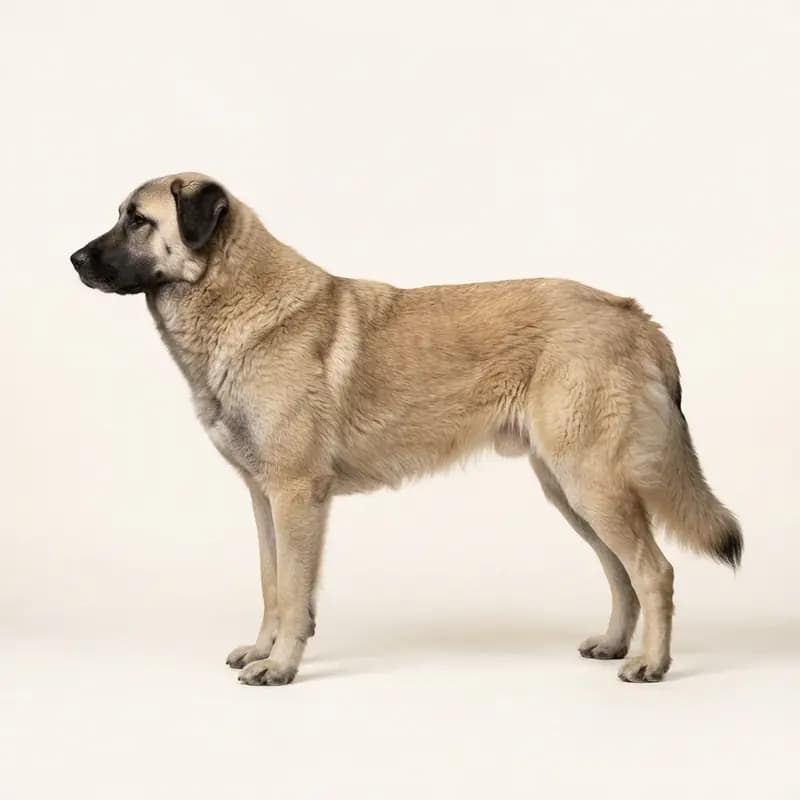 Orta uzunlukta tüy tüy tipine sahip Kangal