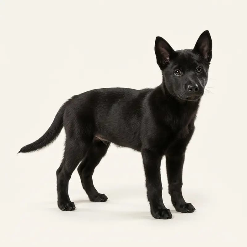 Taiwanese hond Welpe in Zwart