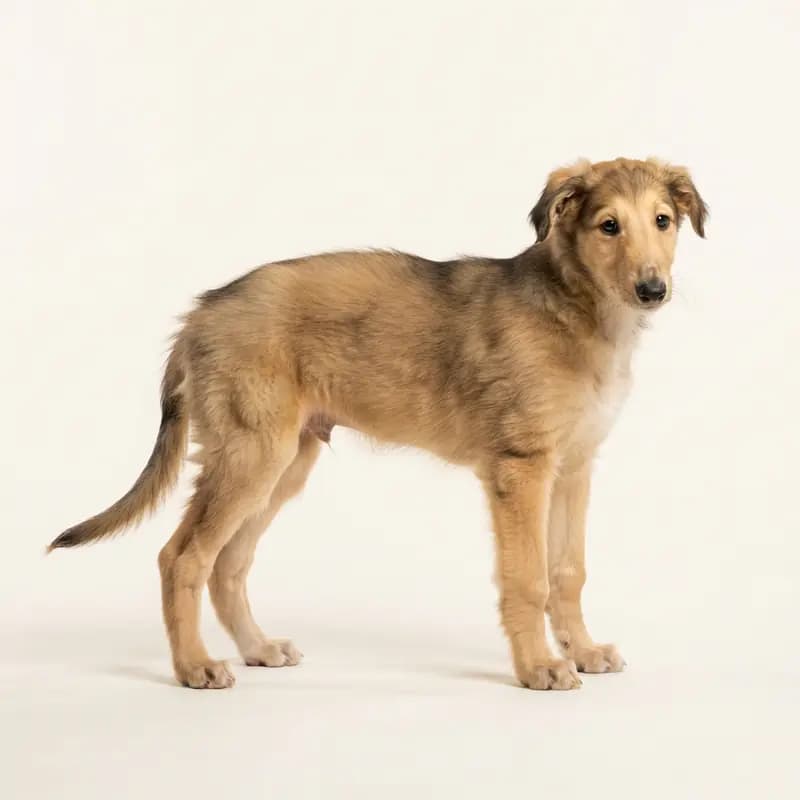 Barzoi Welpe in Sabel
