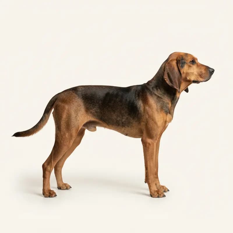 Kısa tüy tüy tipine sahip İngiliz Coonhound
