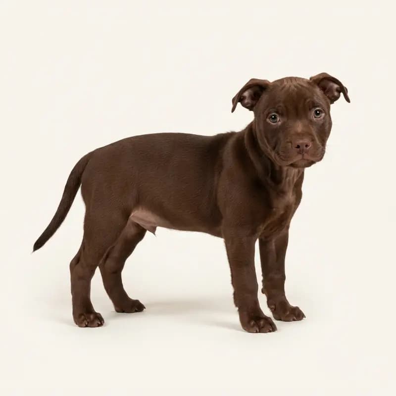 Staffordshire Bull Terrier Welpe in Foie