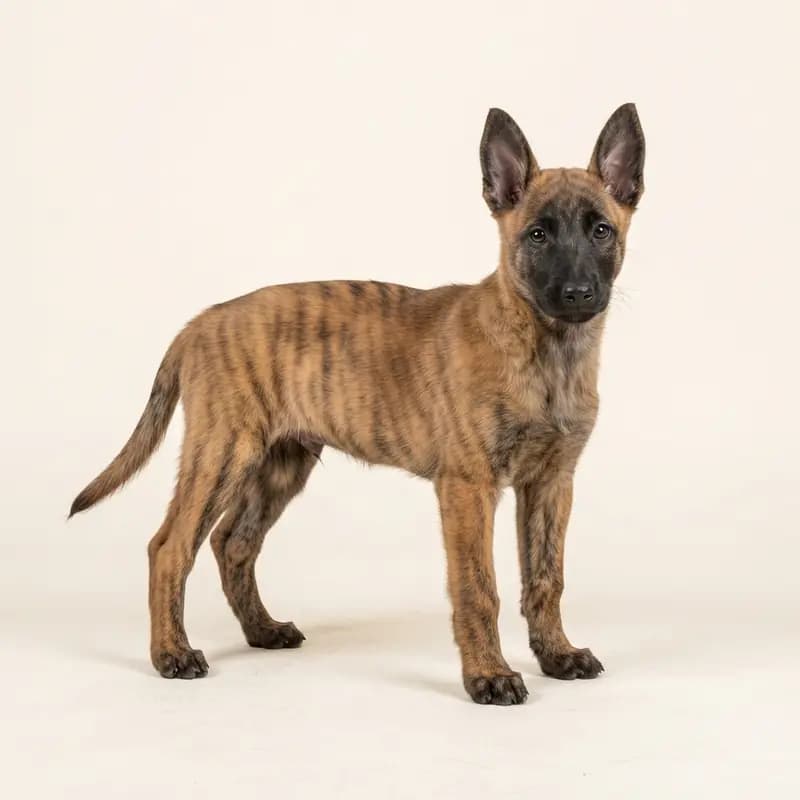 Hollandsk Hyrdehund Welpe in Stribet