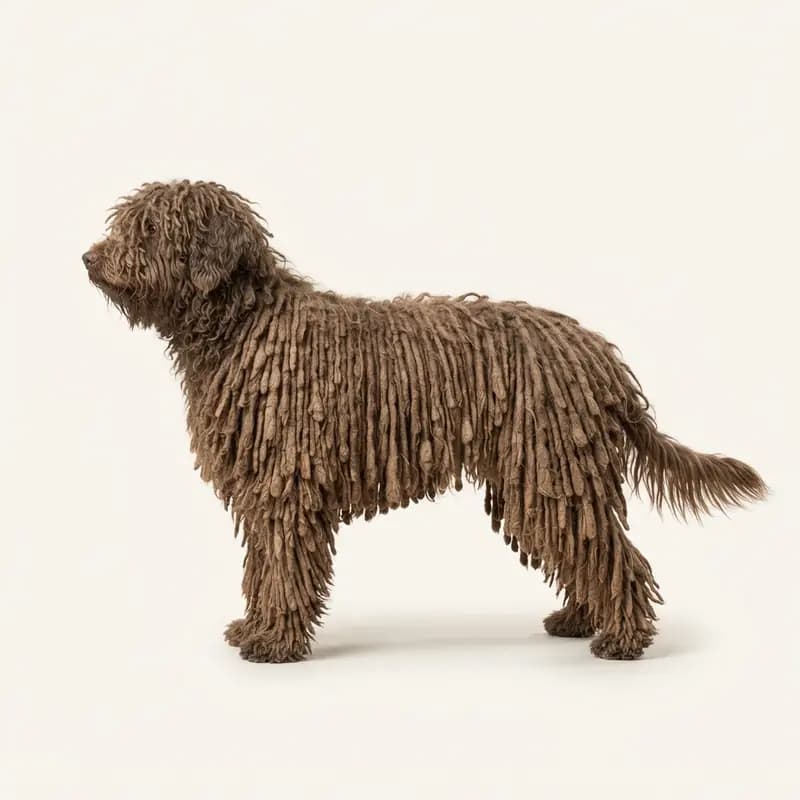 Spansk vandhund med Snoret pels