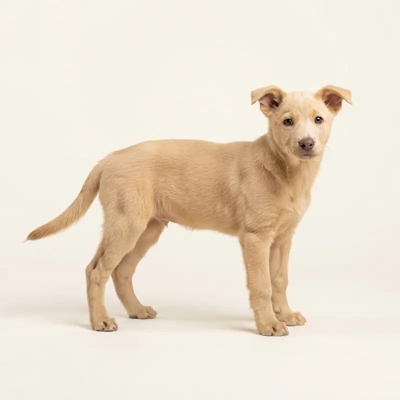 Çalışan Kelpie Welpe in Fawn