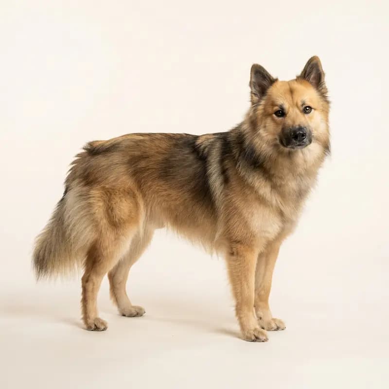 Volwassen Canadese Eskimohond in Sabel
