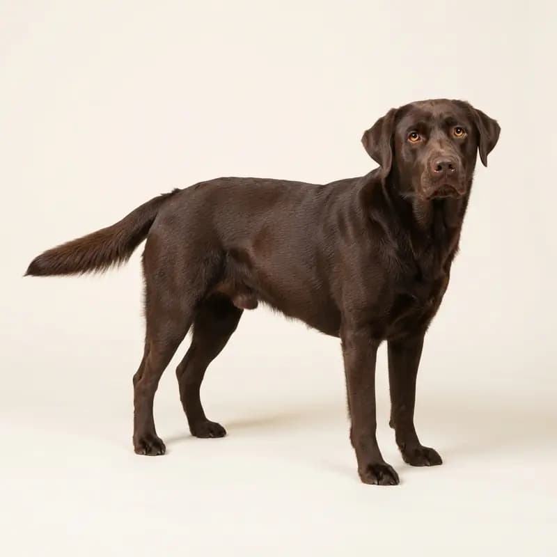 Labrador Retriever adulte en Chocolat