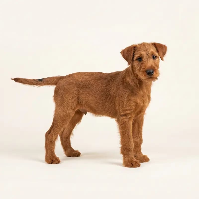 Irsk terrier Welpe in Rød