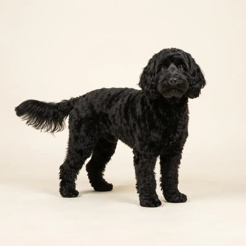 Volwassen Cockapoo in Zwart