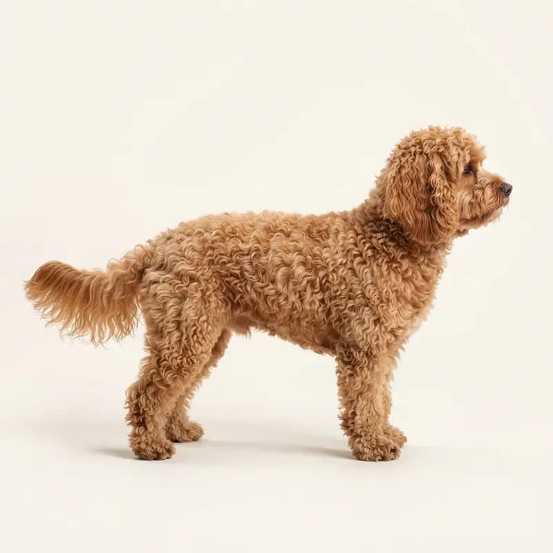 Cavapoo med Krøllet pels