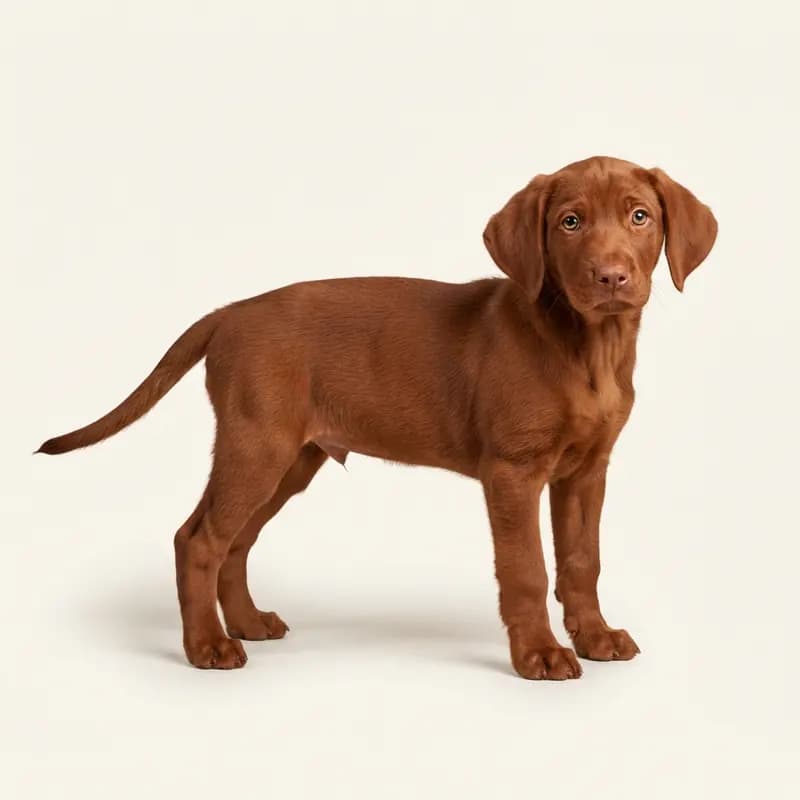 Chien de Hygen Welpe in Rouge