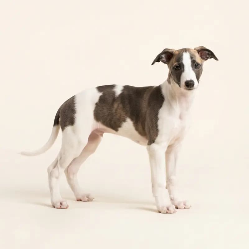 Whippet Welpe in Broget