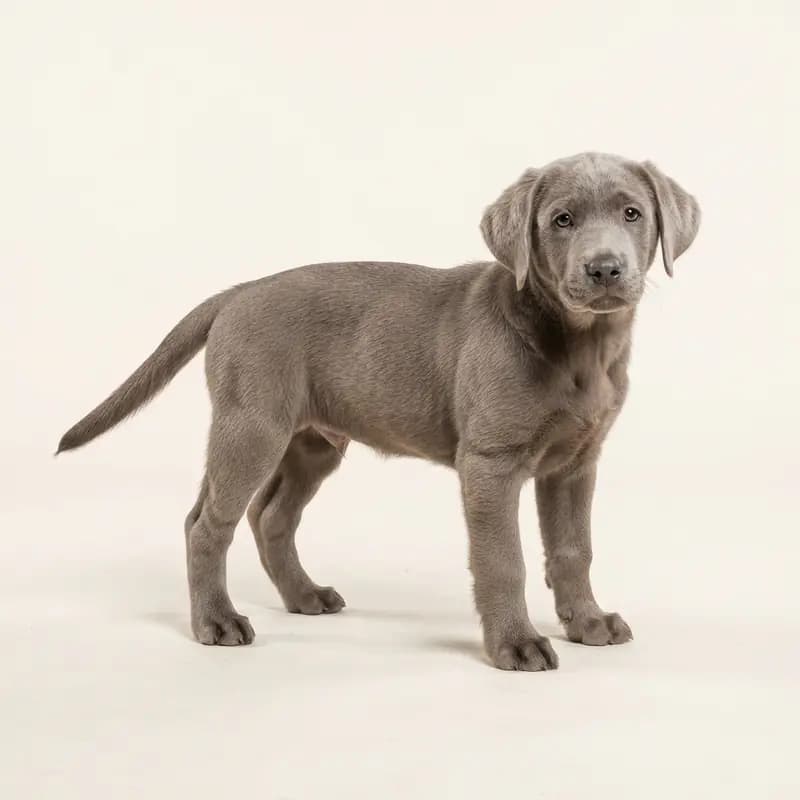Labrador Retriever Welpe in Argenté