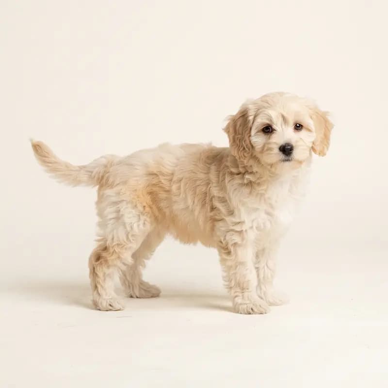 Havapoo Welpe in Creme