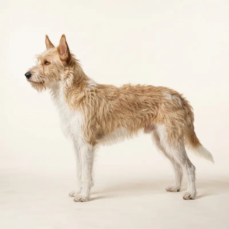 Sert tüy tüy tipine sahip Podenco Andaluz