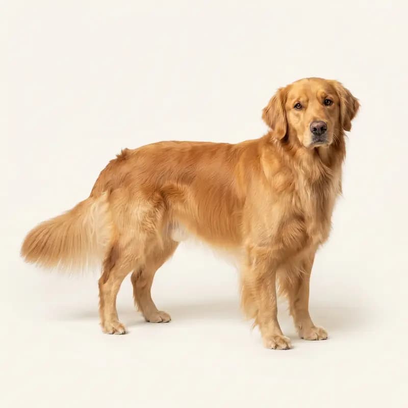 Voksen Golden Retriever i Guldfarvet