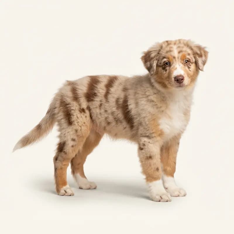 Australian Shepherd Welpe in Red merle