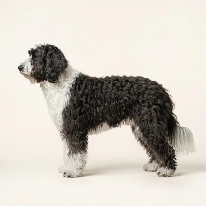 Sheepadoodle med Langhåret