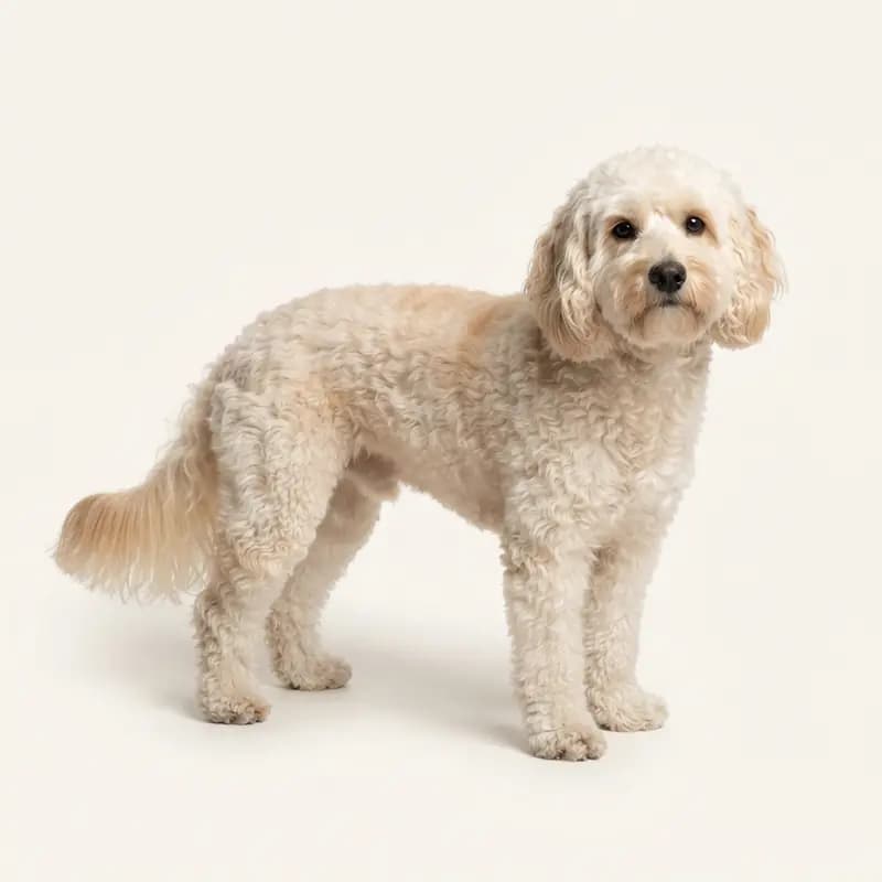 Volwassen Cockapoo in Crème