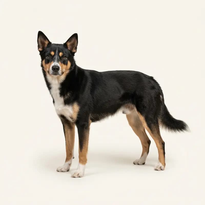 Volwassen Kanaänhond in Driekleurig