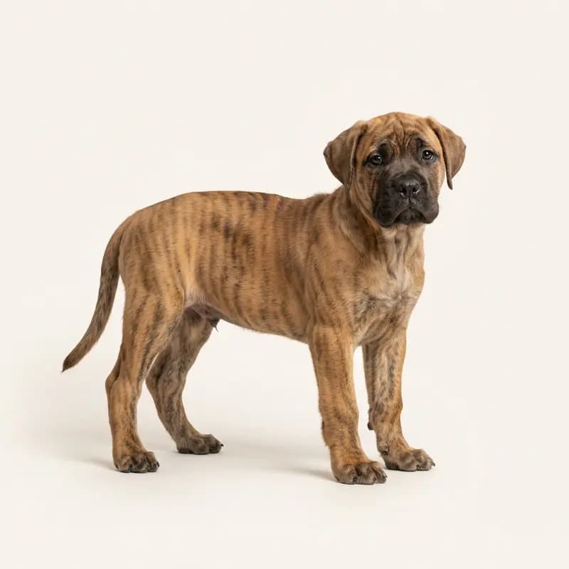 Bullmastiff Welpe in Çizgili (brindle)