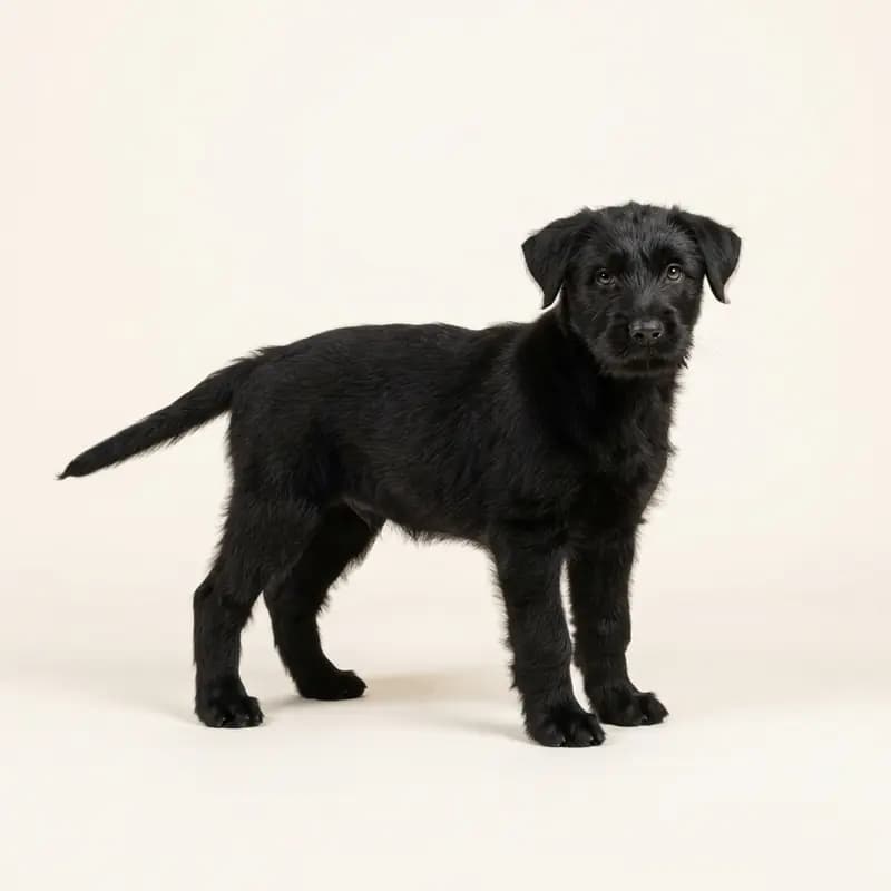 Bouvier des Ardennes Welpe in Siyah