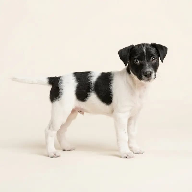 Teddy Roosevelt Terrier Welpe in Panaché (pie)