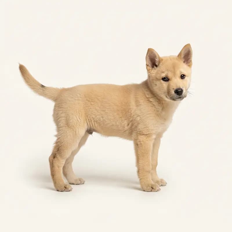 Jindo Welpe in Fawn