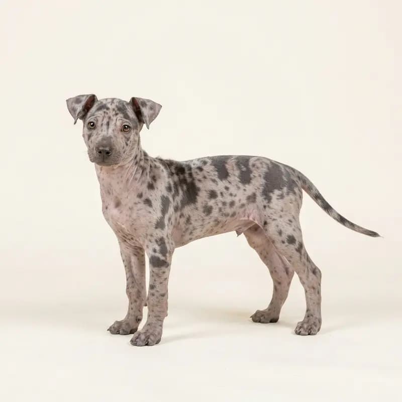 Xoloitzcuintle Welpe in Merle