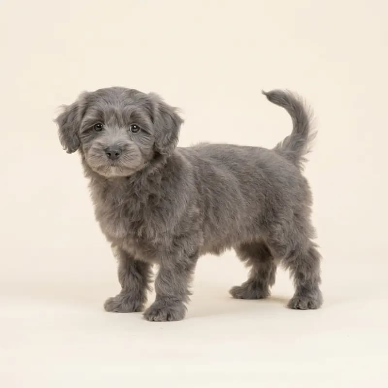Bichon Havanais Welpe in Gris