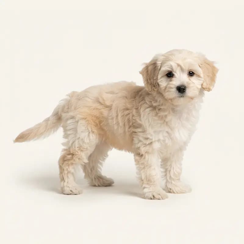 Shihpoo Welpe in Creme