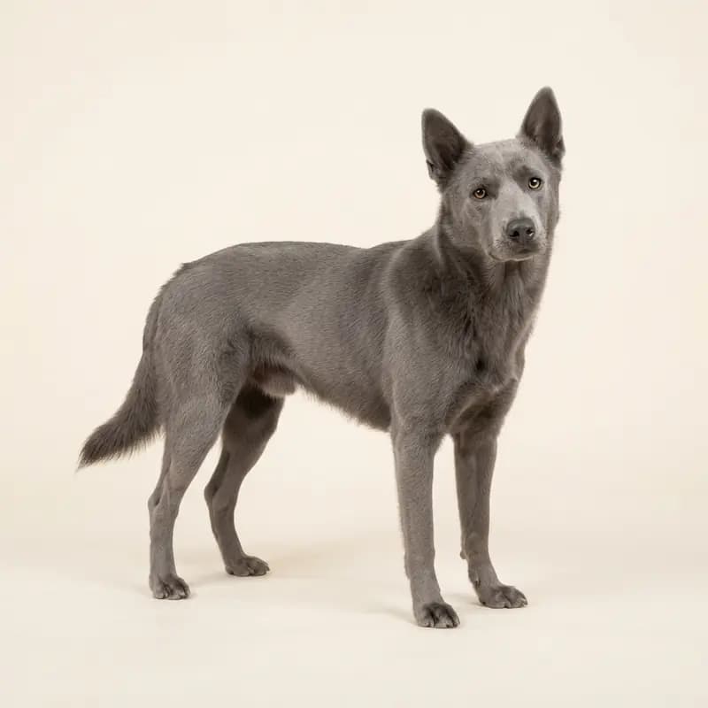 Volwassen Kanaänhond in Grijs