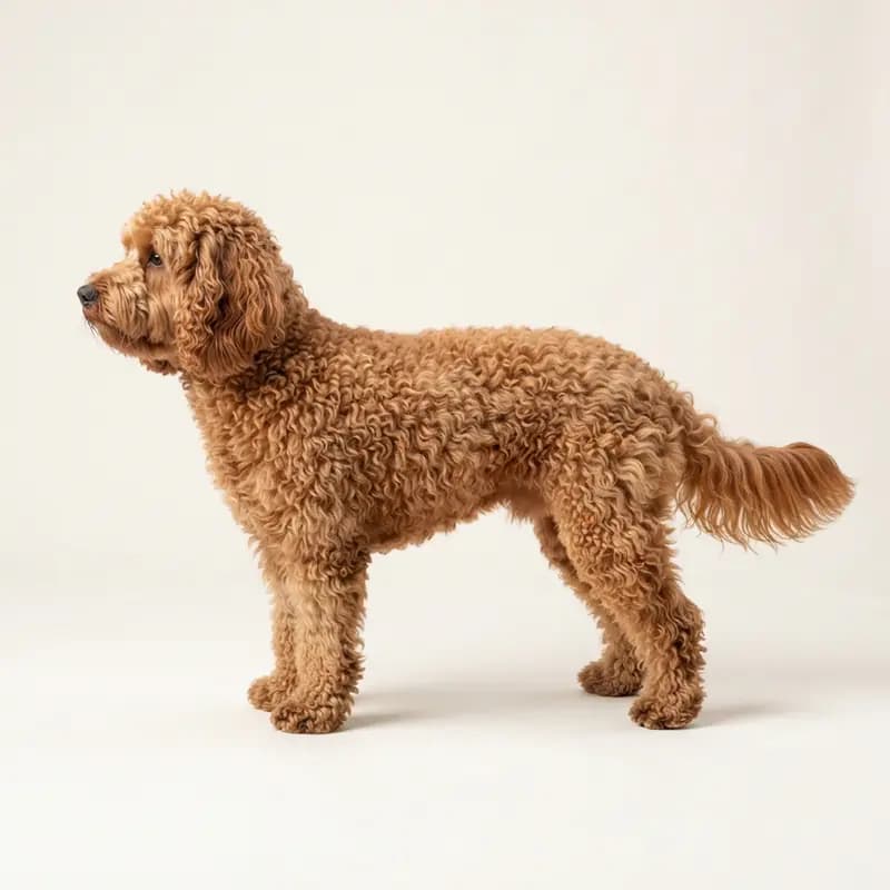 Cockapoo met Krulhaar