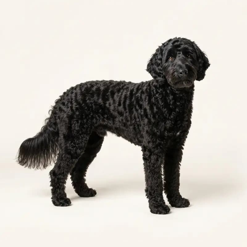 Labradoodle australien adulte en Noir