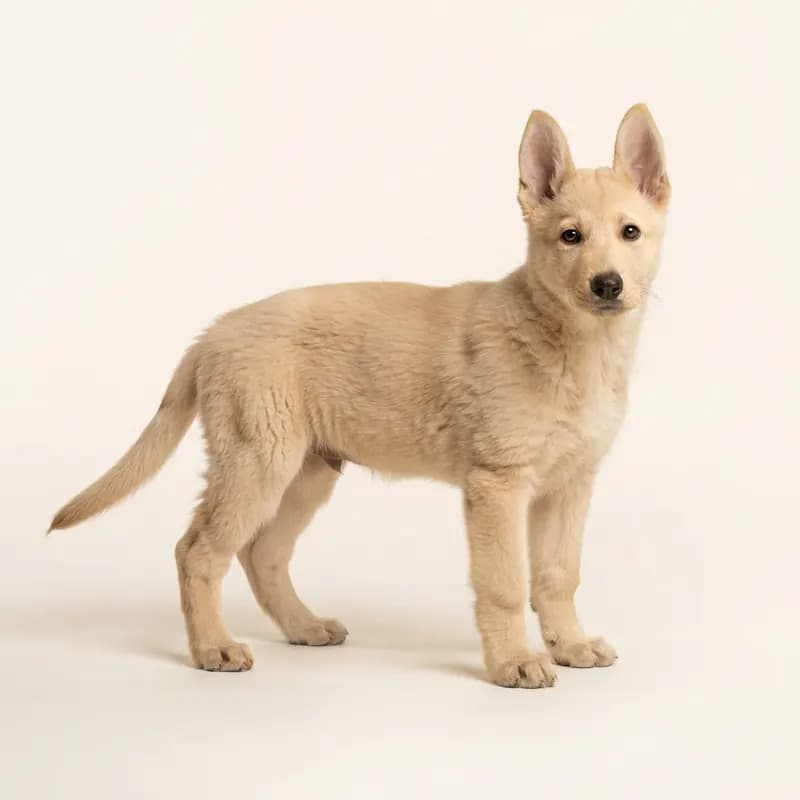 Doğu Avrupa Çoban Köpeği Welpe in Fawn