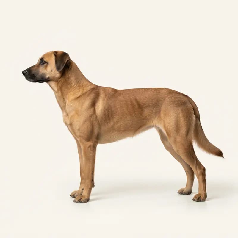 Transmontano-herdershond (Cão de Gado Transmontano) met Gladharig