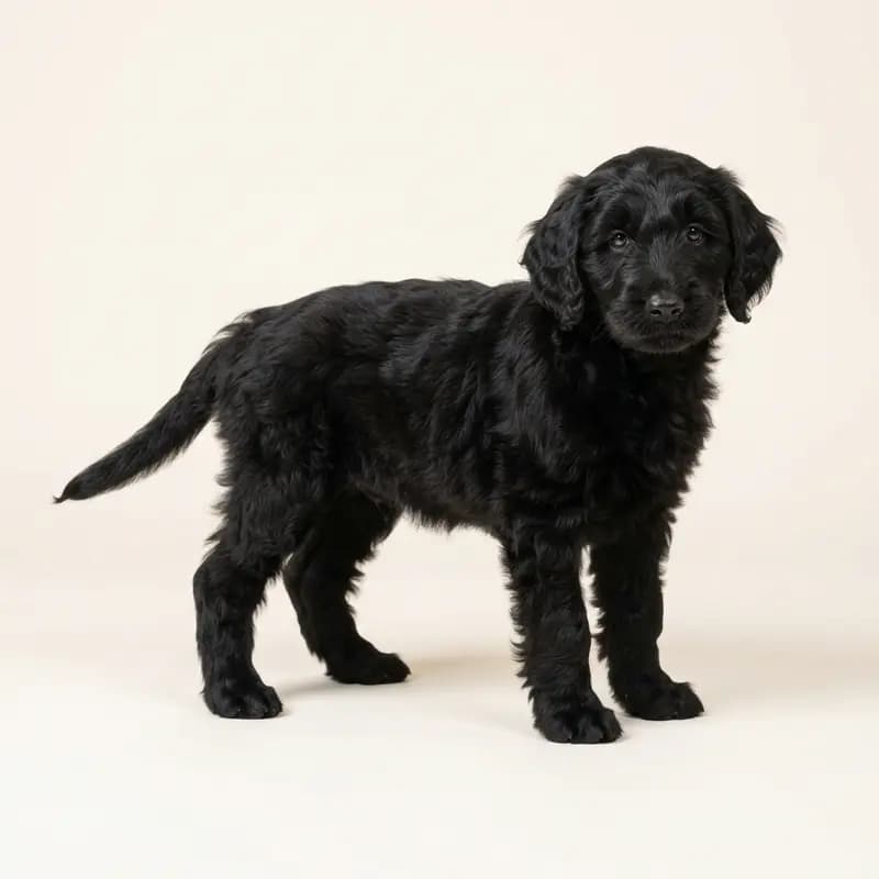 Goldendoodle Welpe in Noir