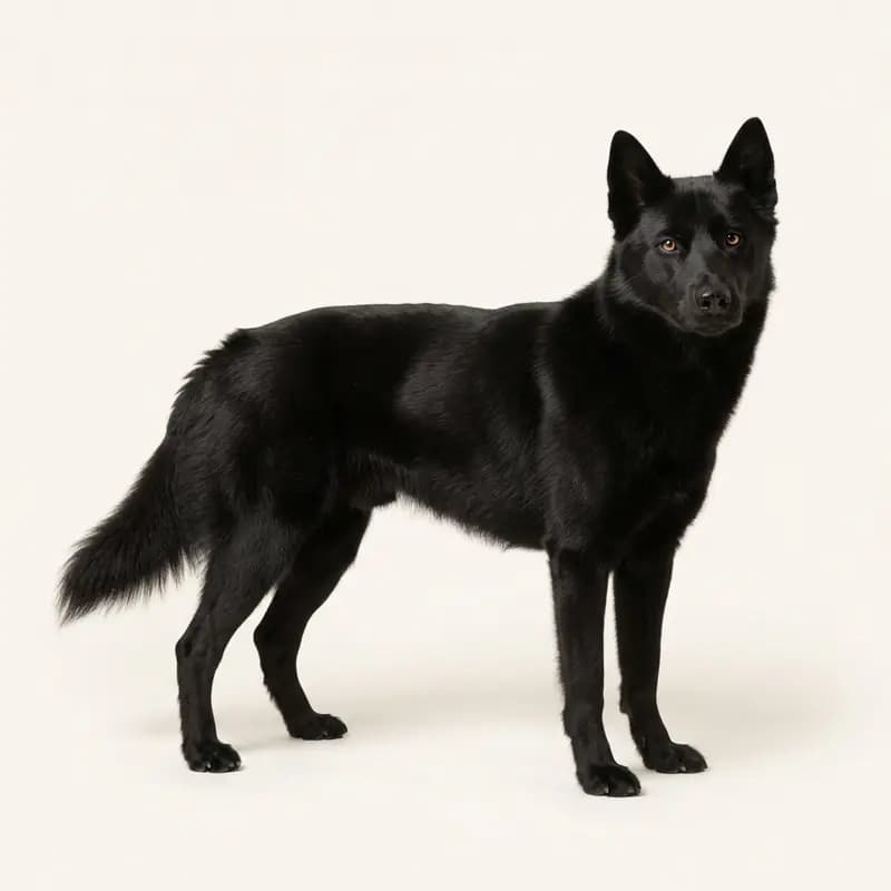 Husky d'Alaska adulte en Noir
