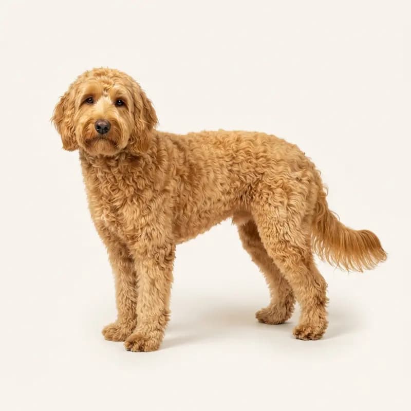 Labradoodle australien adulte en Doré