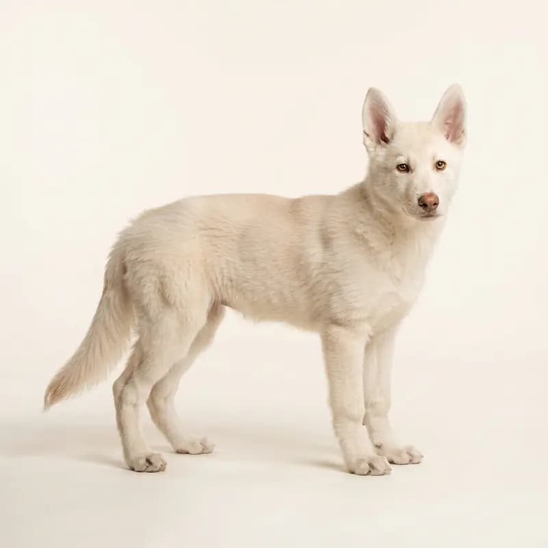 Saarlooswolfhond Welpe in Crème
