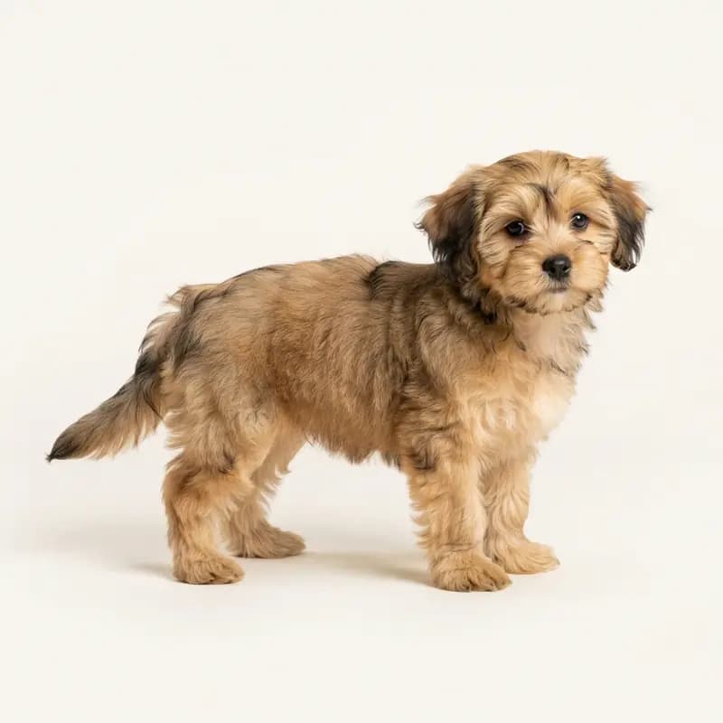 Shihpoo Welpe in Sable