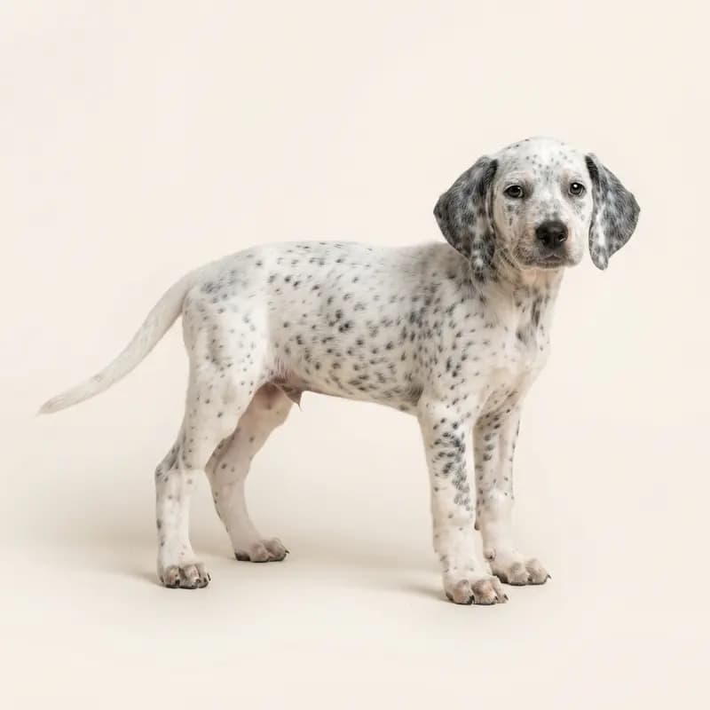 İngiliz Coonhound Welpe in Benekli