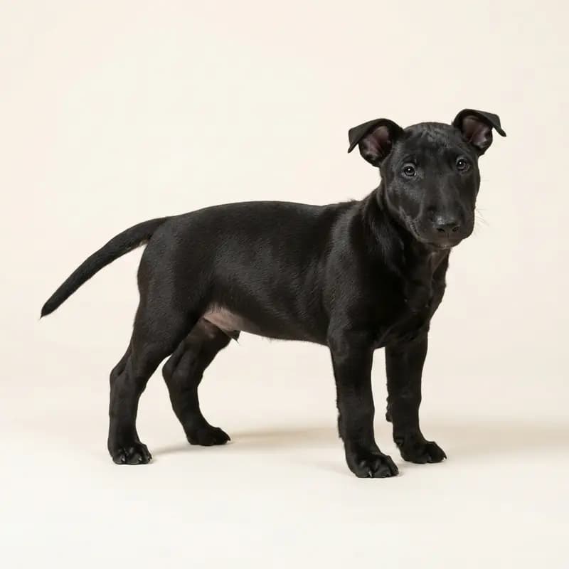 Bull Terrier Welpe in Siyah
