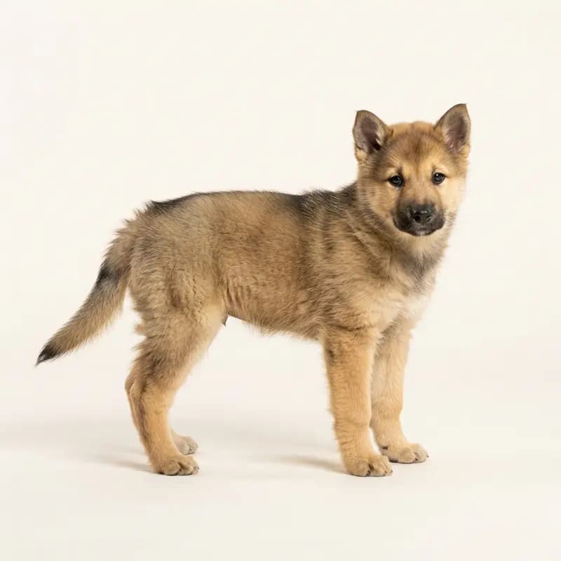 Grønlandshund Welpe in Sable