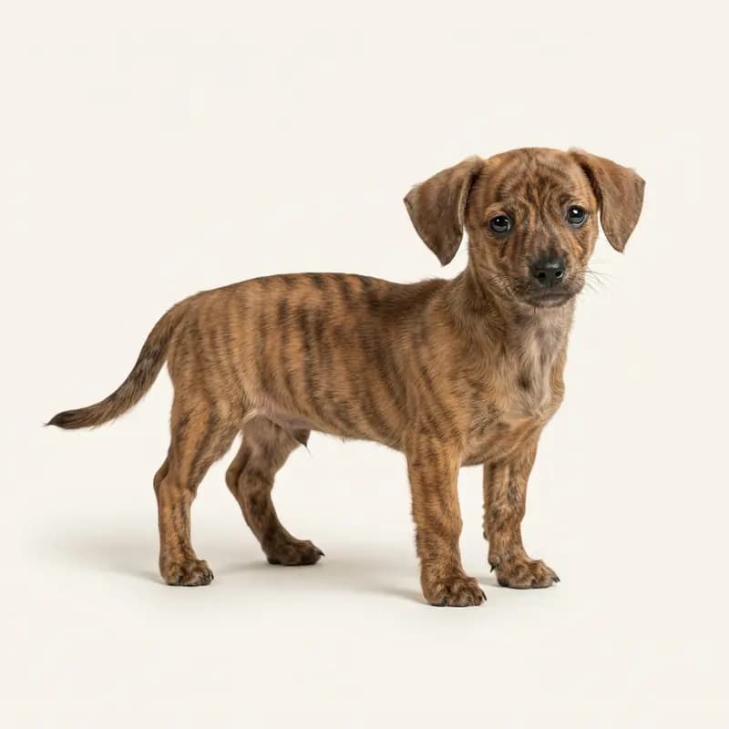 Chiweenie Welpe in Stribet