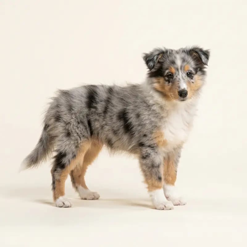 Shetland Sheepdog Welpe in Blue merle